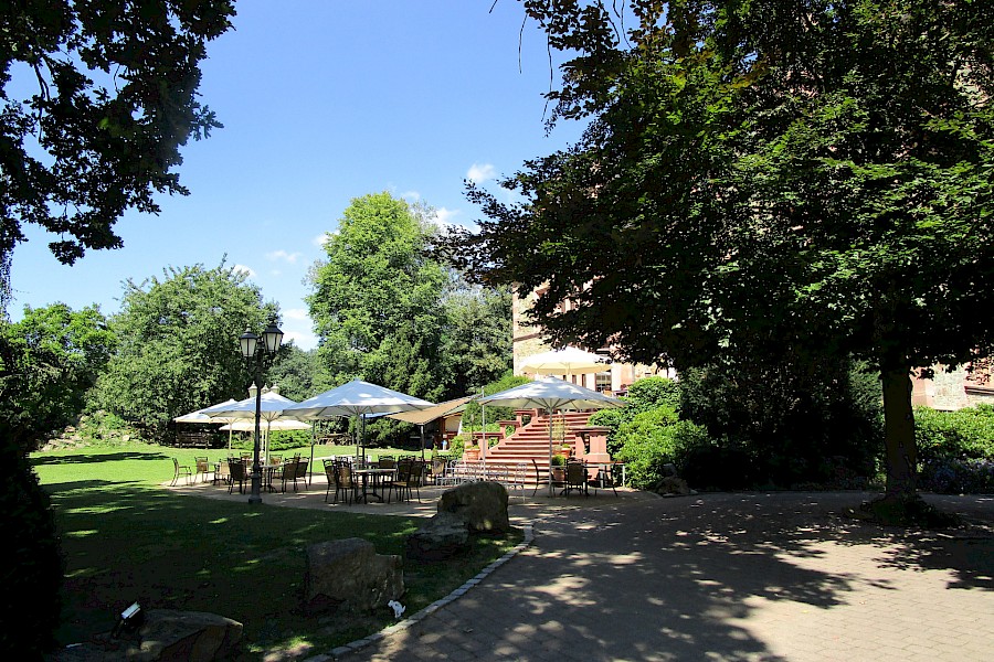 Terrasse vom Schlosshotel